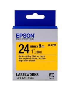 Etiquetas EPSON Lk-6YBP,...