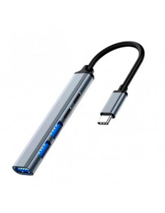 Hub USB-C Ewent EW1149 com...