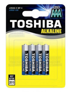 Pilhas alcalina AAA Toshiba...