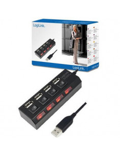 Hub USB Logilink UA0128 - 4...