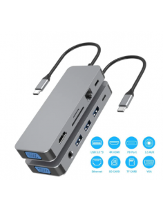 Hub USB-C Insys IH4-DS11IN1...