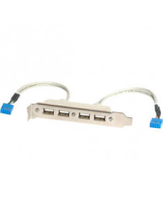 4 Port USB A Female Slot...