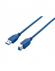 Cabo Equip USB 3.0 A-B 1m Azul