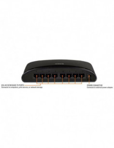 Switch D-Link DES-1008D, 8...