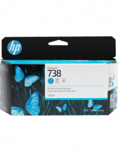 HP 738 130-ml Cyan...