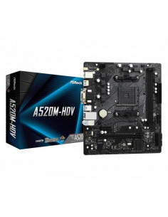 Placa-Mãe ASRock A520M-HDV...