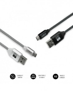 Pack de 2 Cabos USB Subblim...