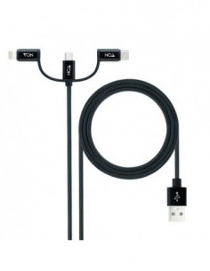 Cable Usb 3 En 1 Usb-A a...