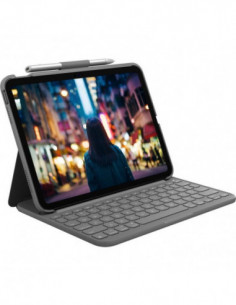 Logitech Slim Folio Gris...