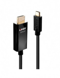 Cabo Lindy USB-C para HDMI,...