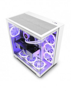 Caixa NZXT H9 Flow White:...