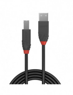 Cabo USB 2.0 Lindy A-B, 3m,...