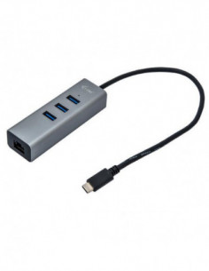 Hub USB I-Tec 3 Portas Tipo-C