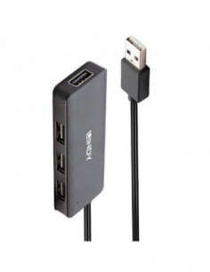 Hub USB 2.0 4 Portas Lindy