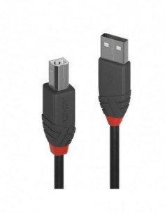 Cabo USB 2.0 Lindy A-B,...