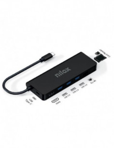 Dock NILOX USB-C 8 em 1 com...