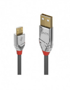 Cabo USB 2.0 Lindy Cromo...