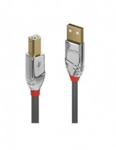 Cabo USB 2.0 Lindy Cromo -...