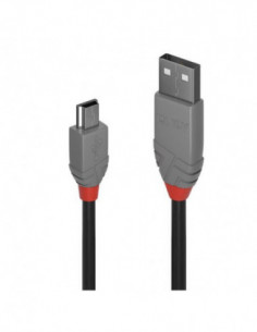 Cabo USB 2.0 Lindy A-Mini-B...