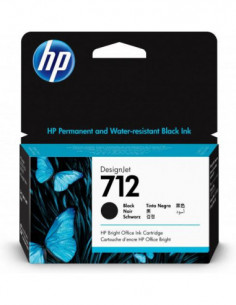 Tinteiro HP 712 Preto:...