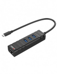 Hub USB 3.2 Lindy Tipo C...