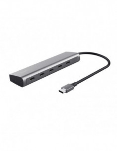 Hub Trust USB-C HALYX 5portas