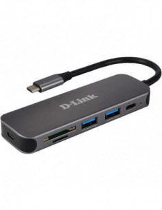 Hub USB-C D-Link DUB-2325,...