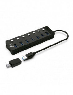 Hub USB Ewent EW1147, 7...