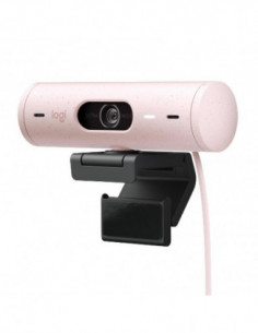 Webcam Logitech Brio 500, Rosa