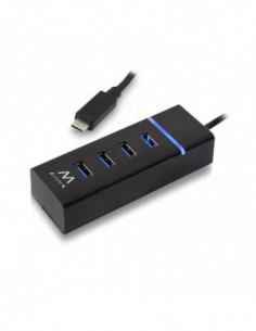 Hub USB Ewent EW1137, 4...