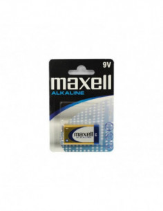 Pilha Alcalina Maxell LR09 9V