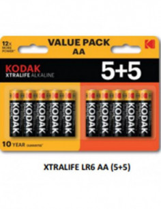 Pilhas Kodak Xtralife AA...